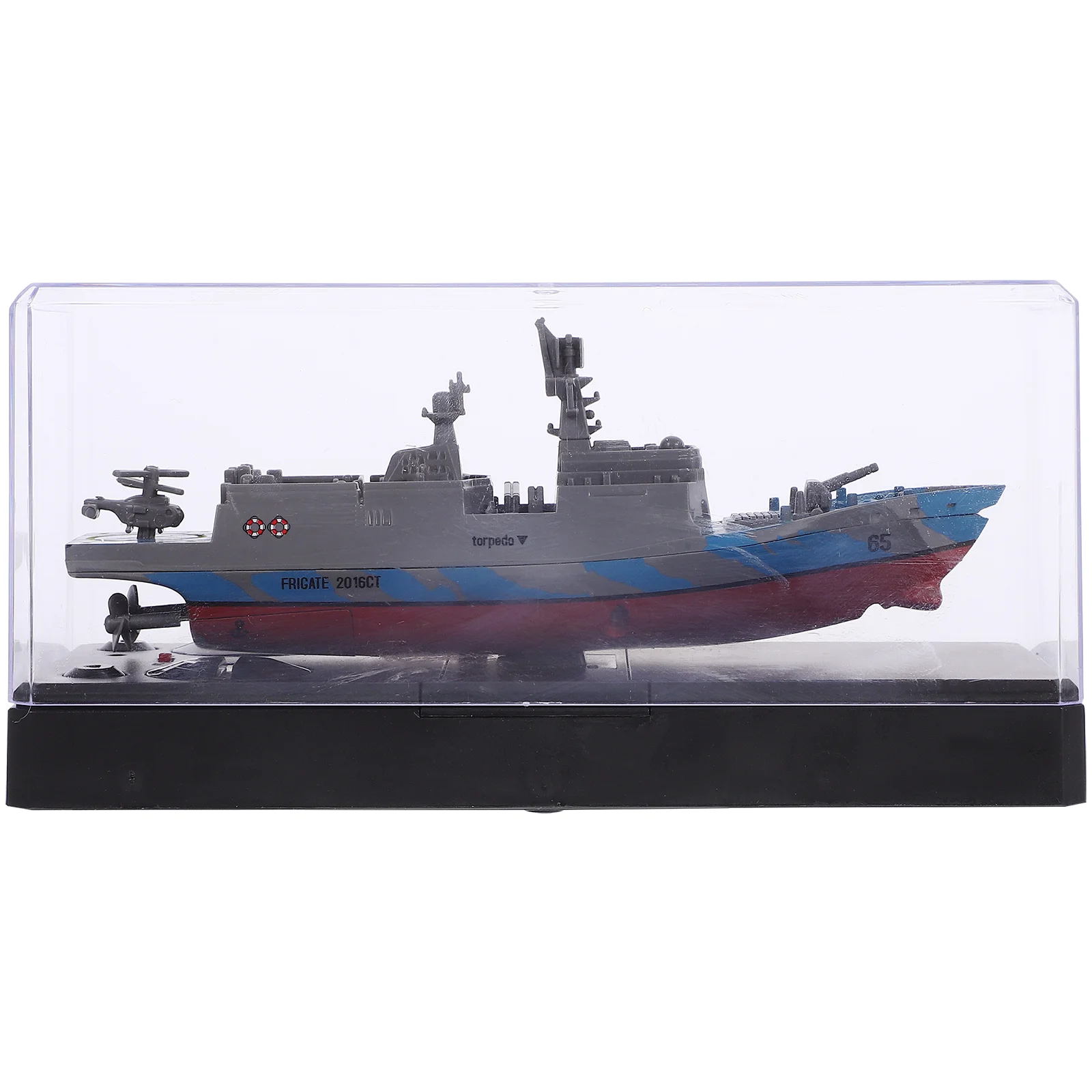 

Children Warships Aircraft Carrier Mold Exquisite Model Speedboat Water Toys (3318 Grey)