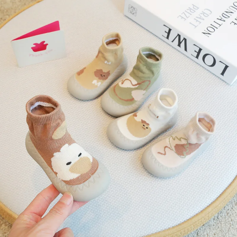 Baby Walking Shoes Soft Sole Non-slip Breathable Socks Indoor and Outdoor Boys and Girls Baby Anti-odor Floor Shoes and Socks