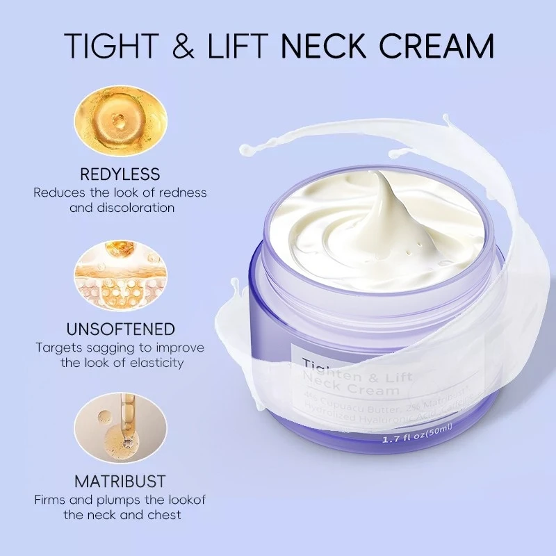 Neck Cream Face Lifting Firming Lightening Smoothing Care Lotion Moisturizer Neck Rejuvenation Cream