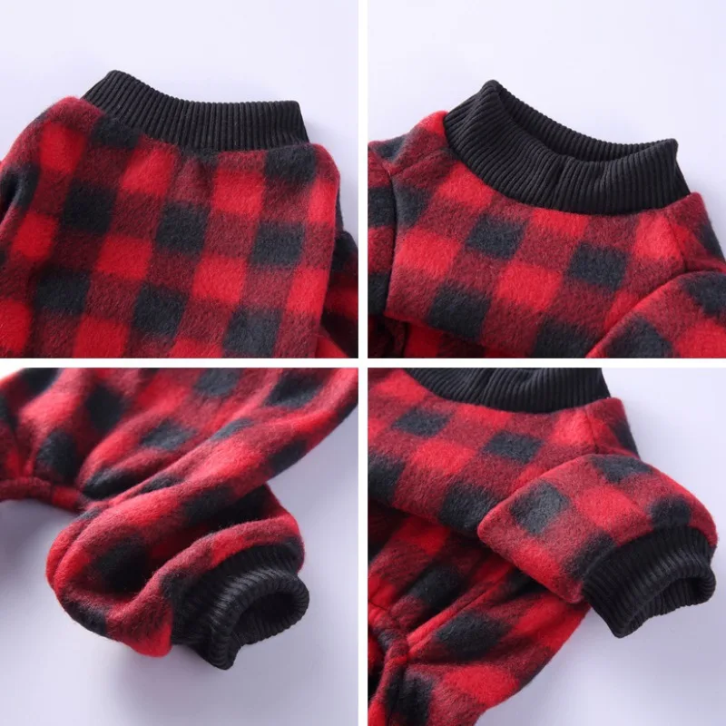 Chrsitmas Dog Pajamas Winter Dog Clothes Warm Jumpsuits Coat For Small Dogs Puppy Dog Chihuahua Pomeranian Clothing Jumpsuits