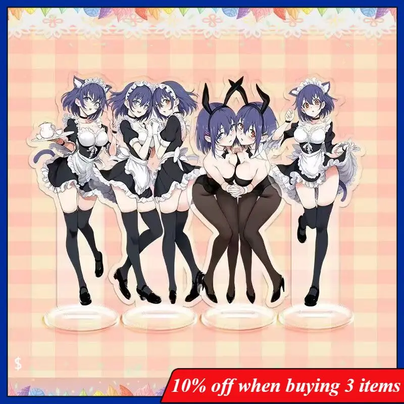 

Anime Peripherals Sexy Maid Outfit Kaede Figure Acrylic Stand Suzu Hoshizuki Figurine Standing Plate Decoration Collection Toys