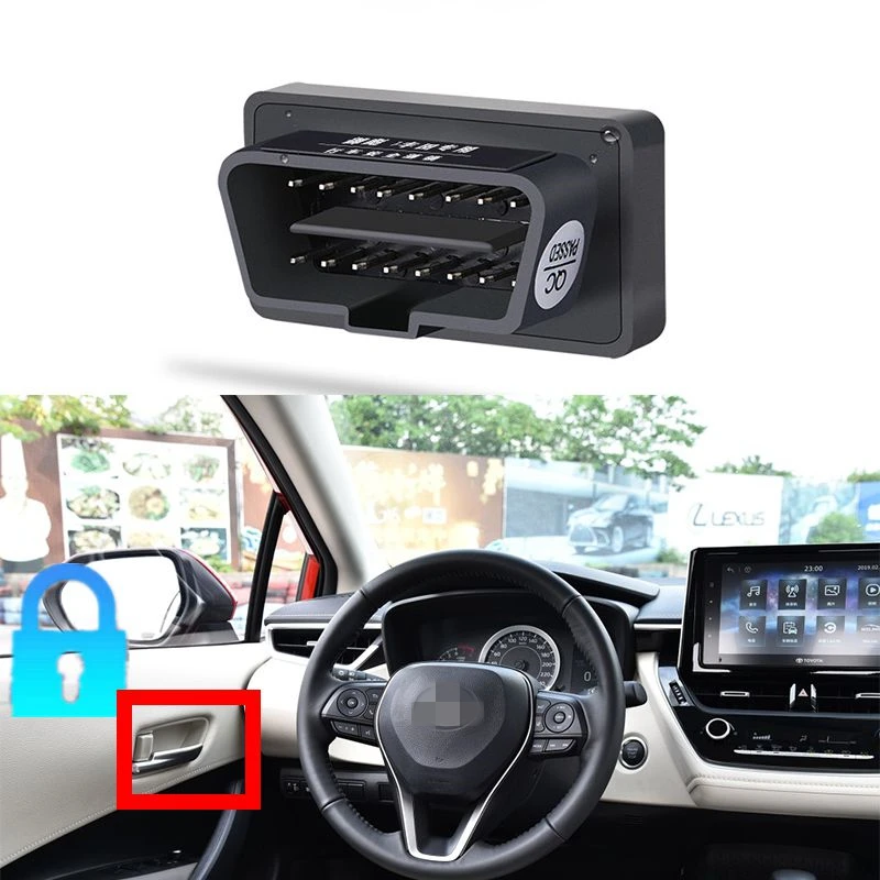 

Auto OBD Speed Lock Car Door Automatic Locking Device Closer Open Smart System For Toyota Corolla E210 2019-2023