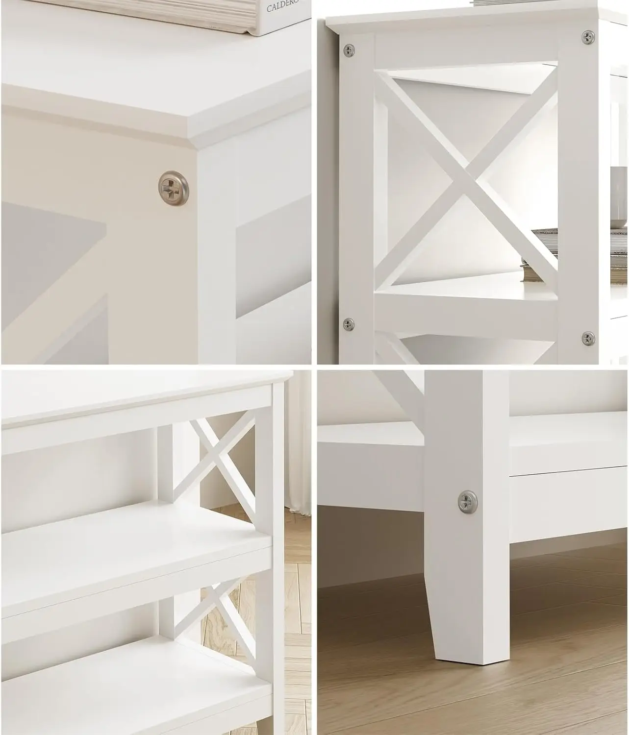 Hall Table 3-Tier Wooden Console Table image 4