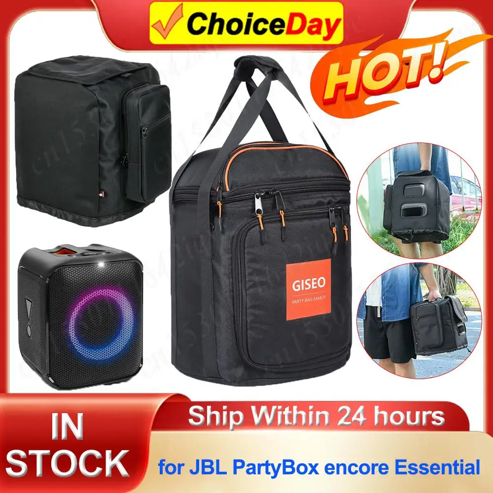 Waterproof Speaker Bags for JBL PartyBox Encore Essential Speaker Storage Bag Large Capacity Speaker Shoulder Bags Carrying Case