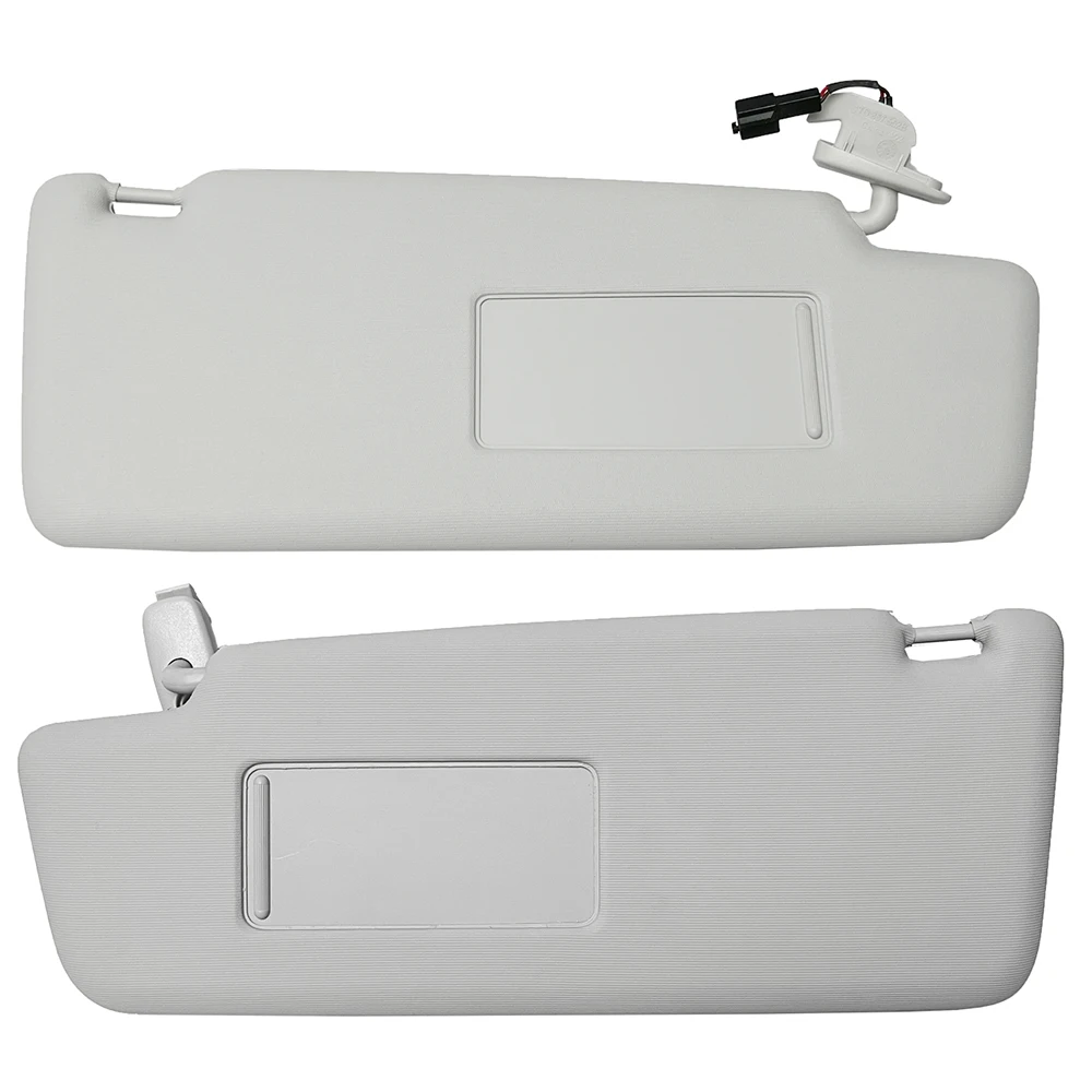Für VW Touran 2003-2019 Auto Grau Front Sonnenblende Panel mit Make-Up Spiegel Links Rechts 1T0857551 1T0857552 1TD857551 1TD857552