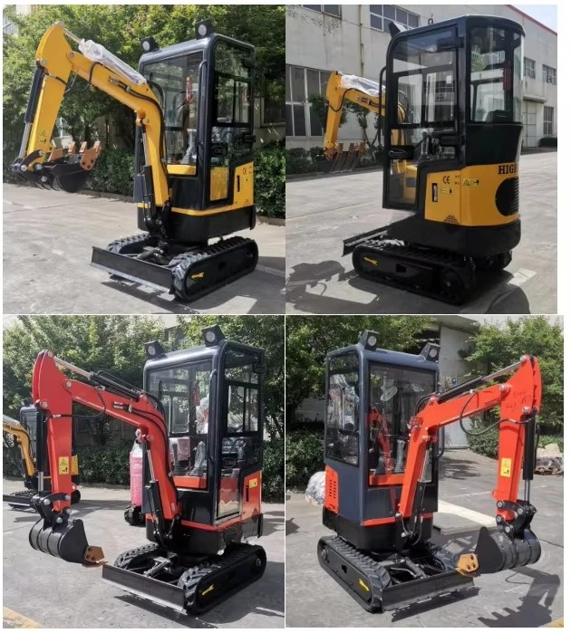 Mini escavatore cinese economico di vendita caldo di molte colori da 1 tonnellata di peso in vendita