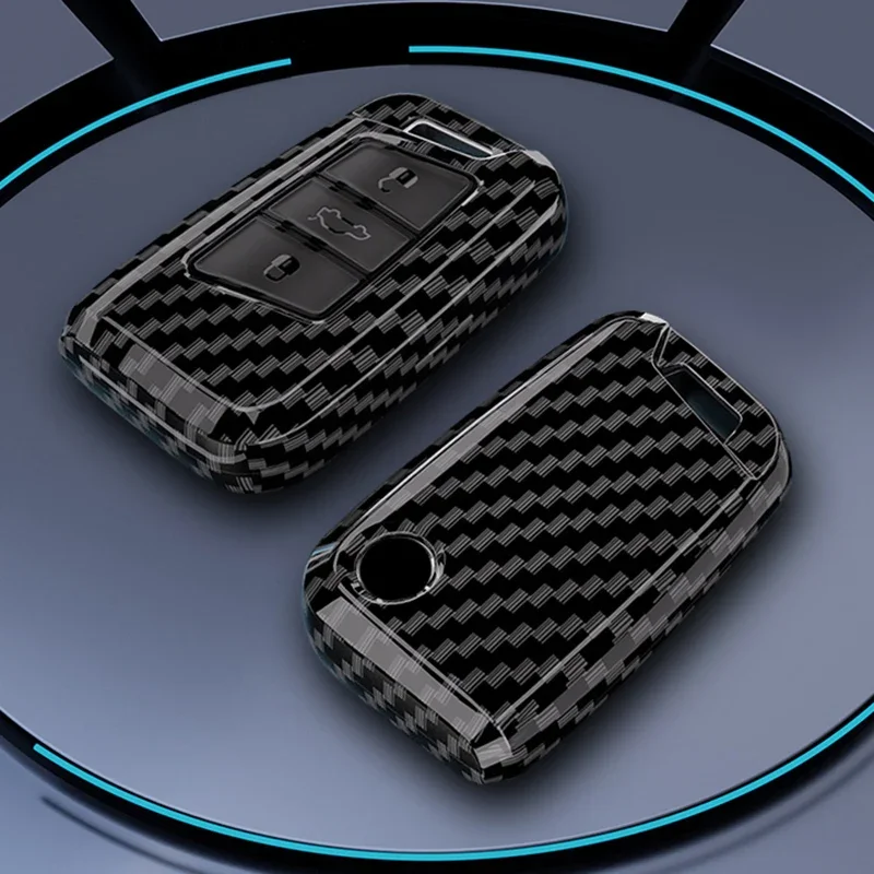 For VW Volkswagen Magotan Magotan GTE Passat B6 B7 B8 CC Arteon for Skoda Fabia Superb A7 Kodiaq Car Carbon Key Cover Case Fob