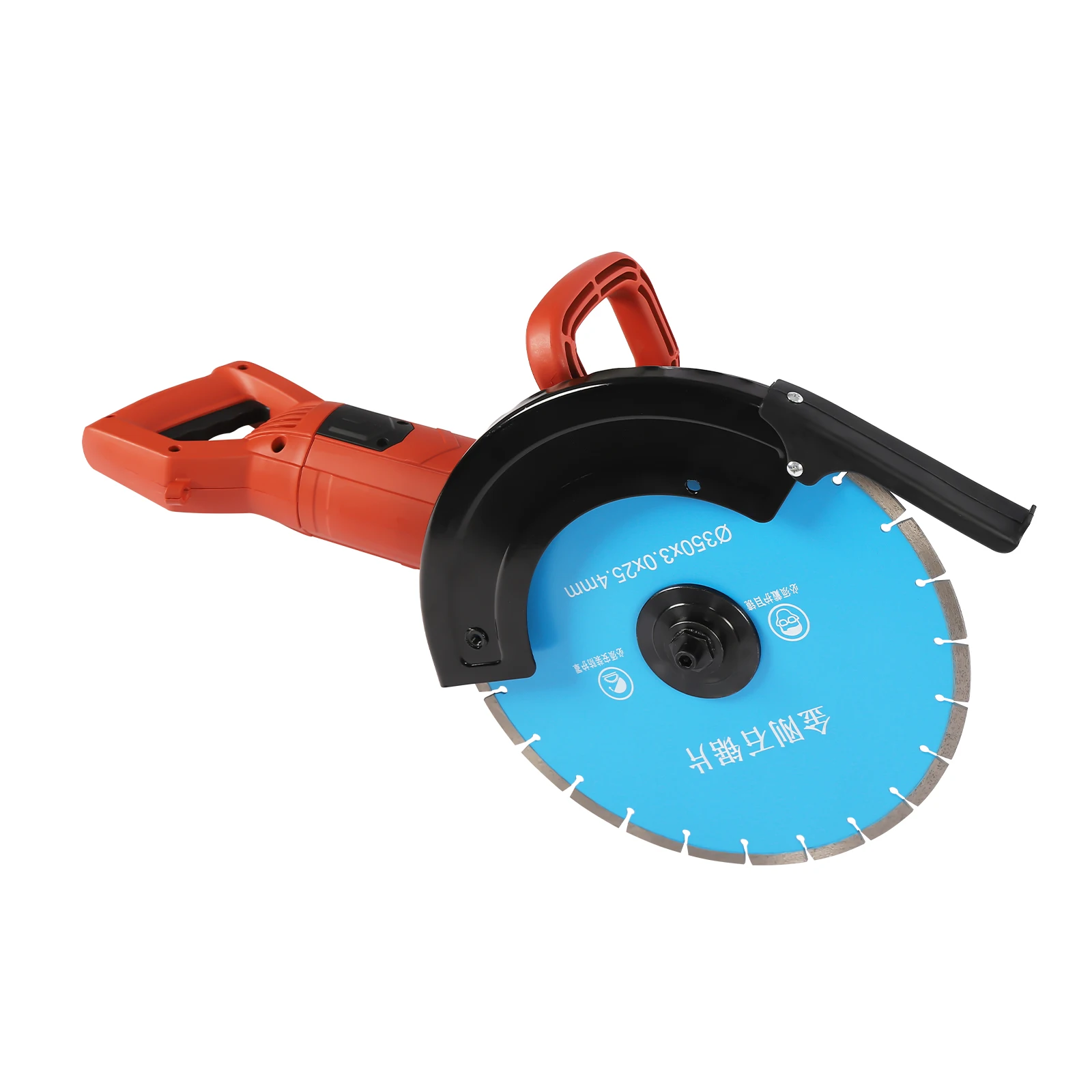 3000W Elektrische Betonzaag, 3800 tpm Diamantzaagblad, voor Tegel Marmer Baksteen Muur, Heavy Duty met Stofvrije Wateraanvoer - afbeelding 2