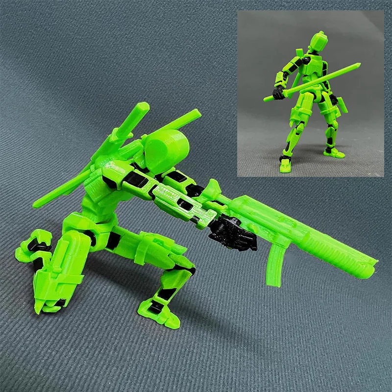 3rd Generation Lucky13  Action Figure 3D Printed Multi-Joint Mannequin Doll Decompression Model Toy Desktop Gift for Collectors