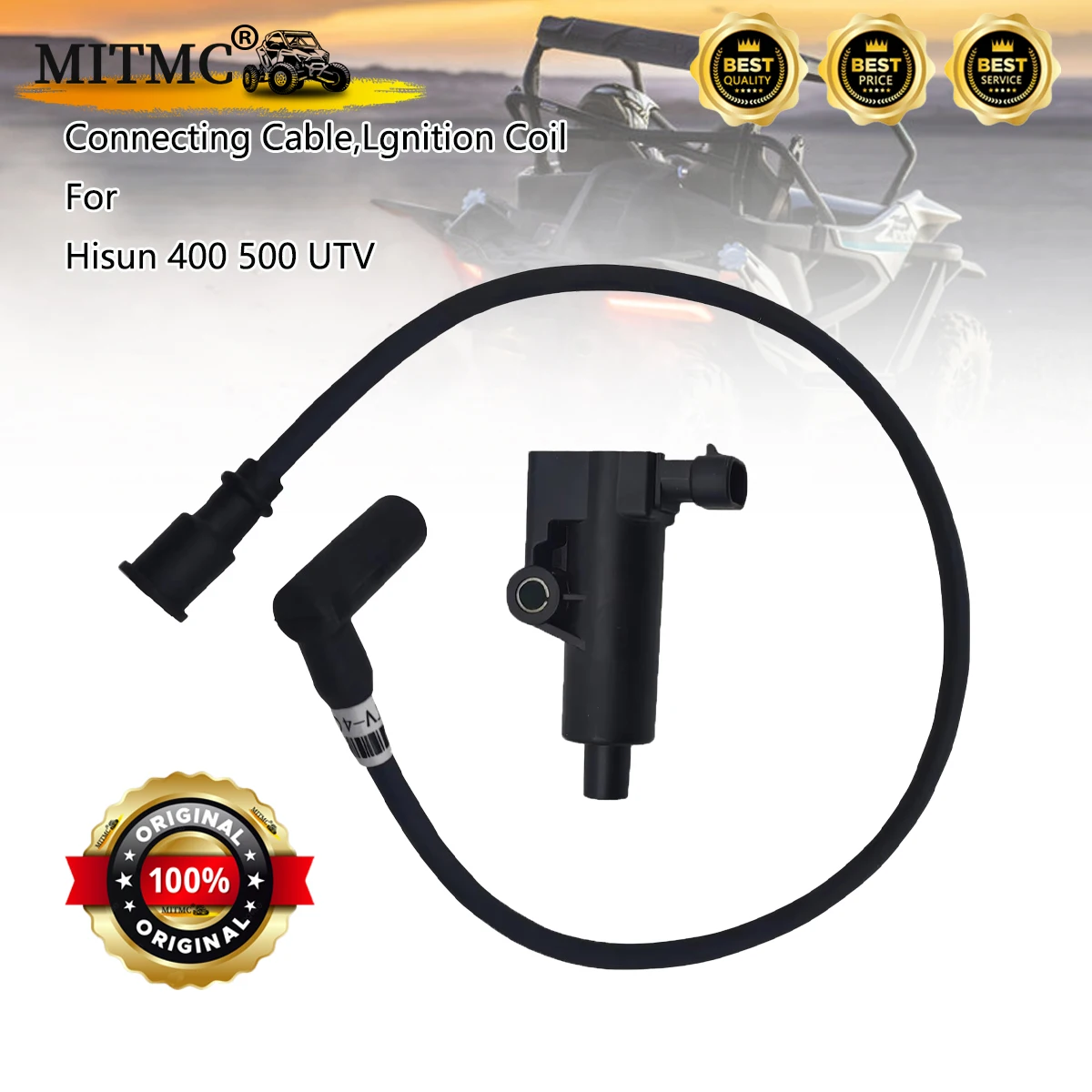 Connecting Cable,Lgnition Coil For Hisun 400 500 UTV   HS CODE 33101-113E00-0000  ERP CODE P113E00331010000 P116000331000000