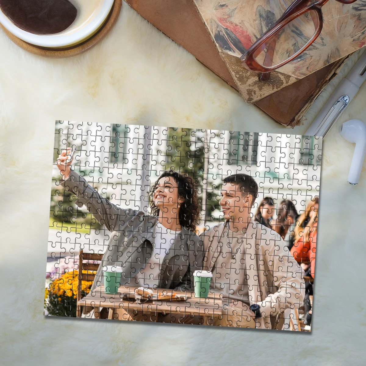 ตัวต่อรูปภาพแบบกำหนดเอง 35/300/500/1042 ชิ้น ตัวต่อรูปภาพคู่รัก DIY ภาพตัวต่อรูปภาพส่วนบุคคล ของขวัญวันเกิดส่วนตัว ของที่ระลึกพิเศษ