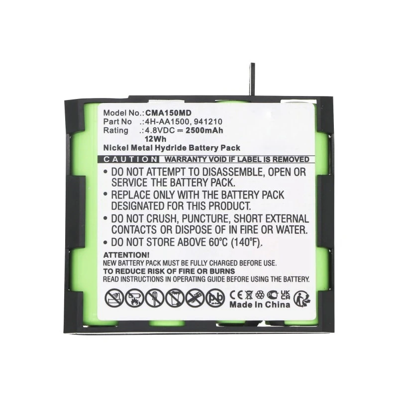 4H-AA1500 Medical Battery 4.8V 2500mAh For Compex 941210 Phyiso Rehab Theta Mi-Sport MI-Fitness Brand New Replacement Battery