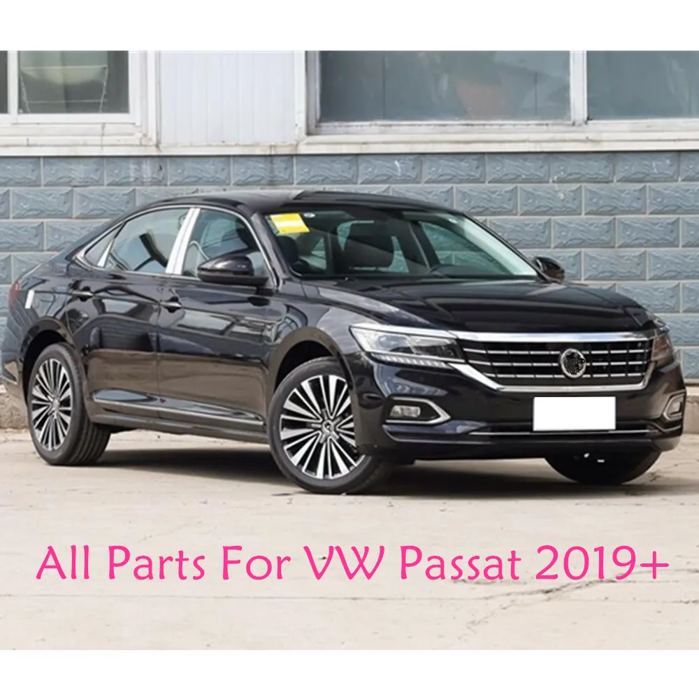 Stainless Steel Window Pillar Post Cover Trim Car Accessories Decoration Stick For Volkswagen VW Passat 2019 2020 2021 2022 2023
