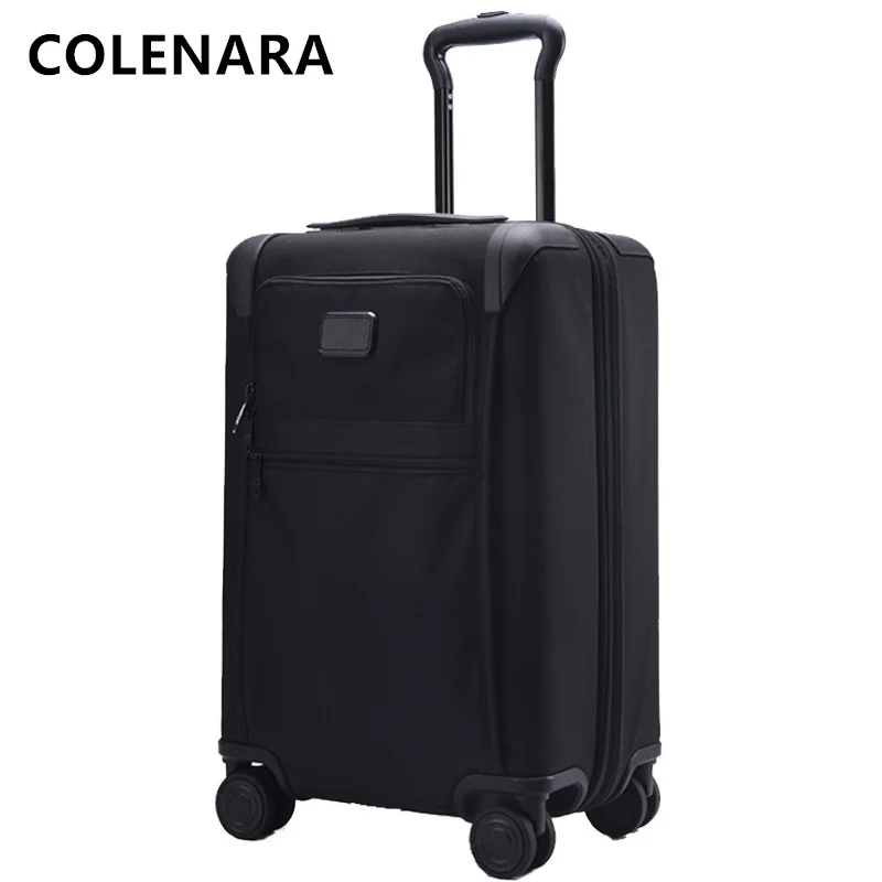 COLENARA 20"24Inch High Quality Suitcase Oxford Cloth Trolley Case Large Capacity Waterproof Boarding Box Rolling Luggage