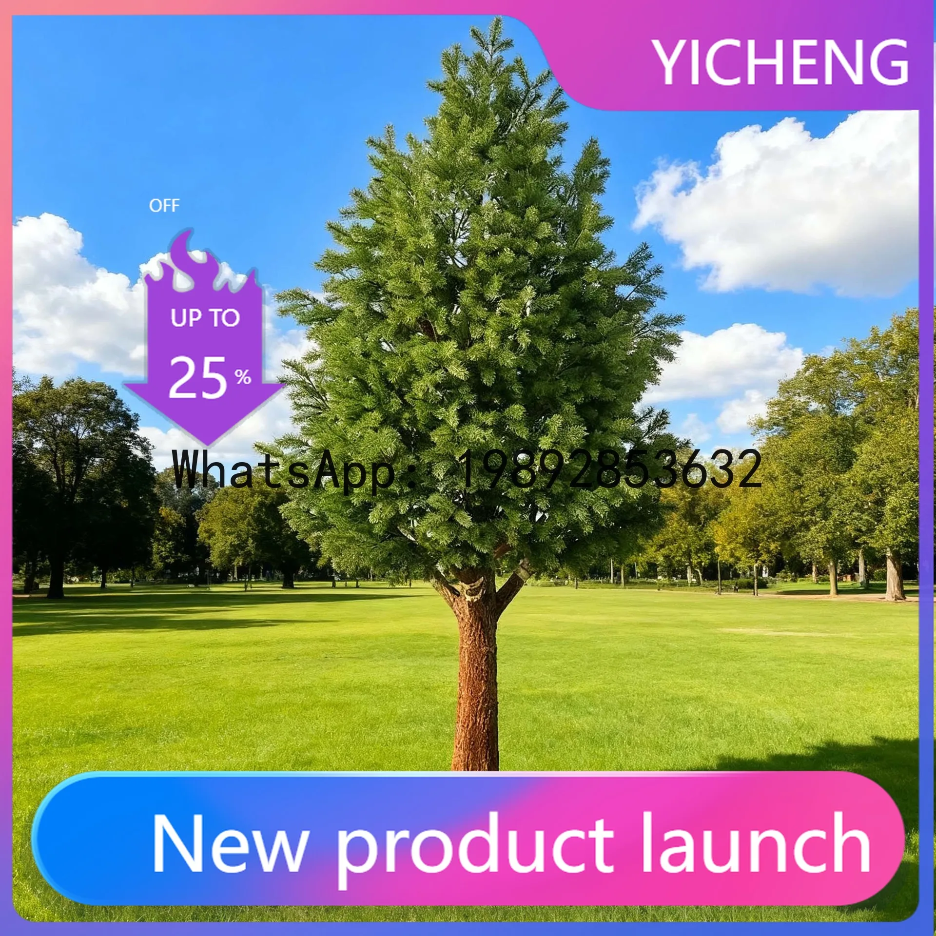 

Hys artificial welcoming pine & podocarpus - indoor decorative ornament for hotels & landscaping