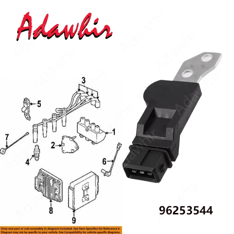 Camshaft Position Sensor For Buick Excelle 1.6L Chevrolet Aveo Curze Lacetti Rezzo Tacuma Pontiac Wave Daewoo 96253544