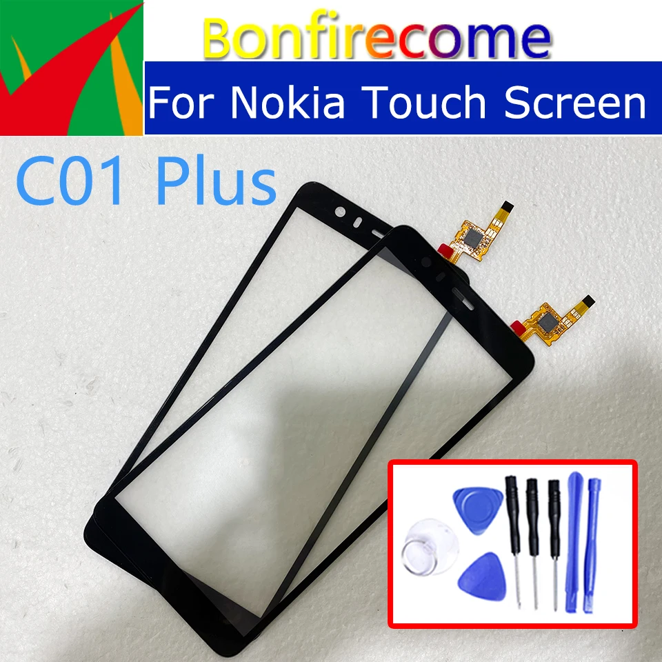 TouchScreen For Nokia C01 Plus Touch Screen Sensor Panel LCD Front Outer Glass Lens Replacement