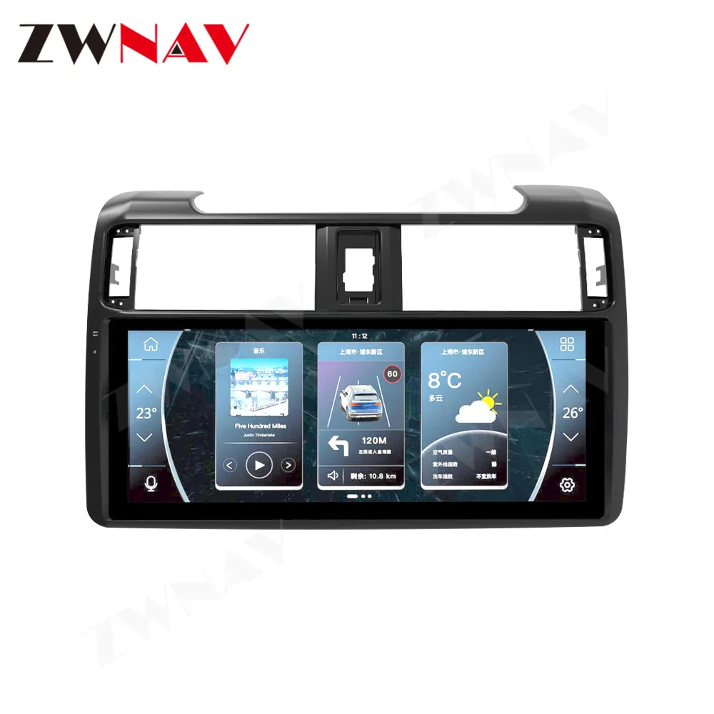 For Toyota 4 Runner 2009-2019 Android 11.0 128GB Car Multimedia DVD Player Audio Radio Car GPS Navigation Stereo Audio Head Unit