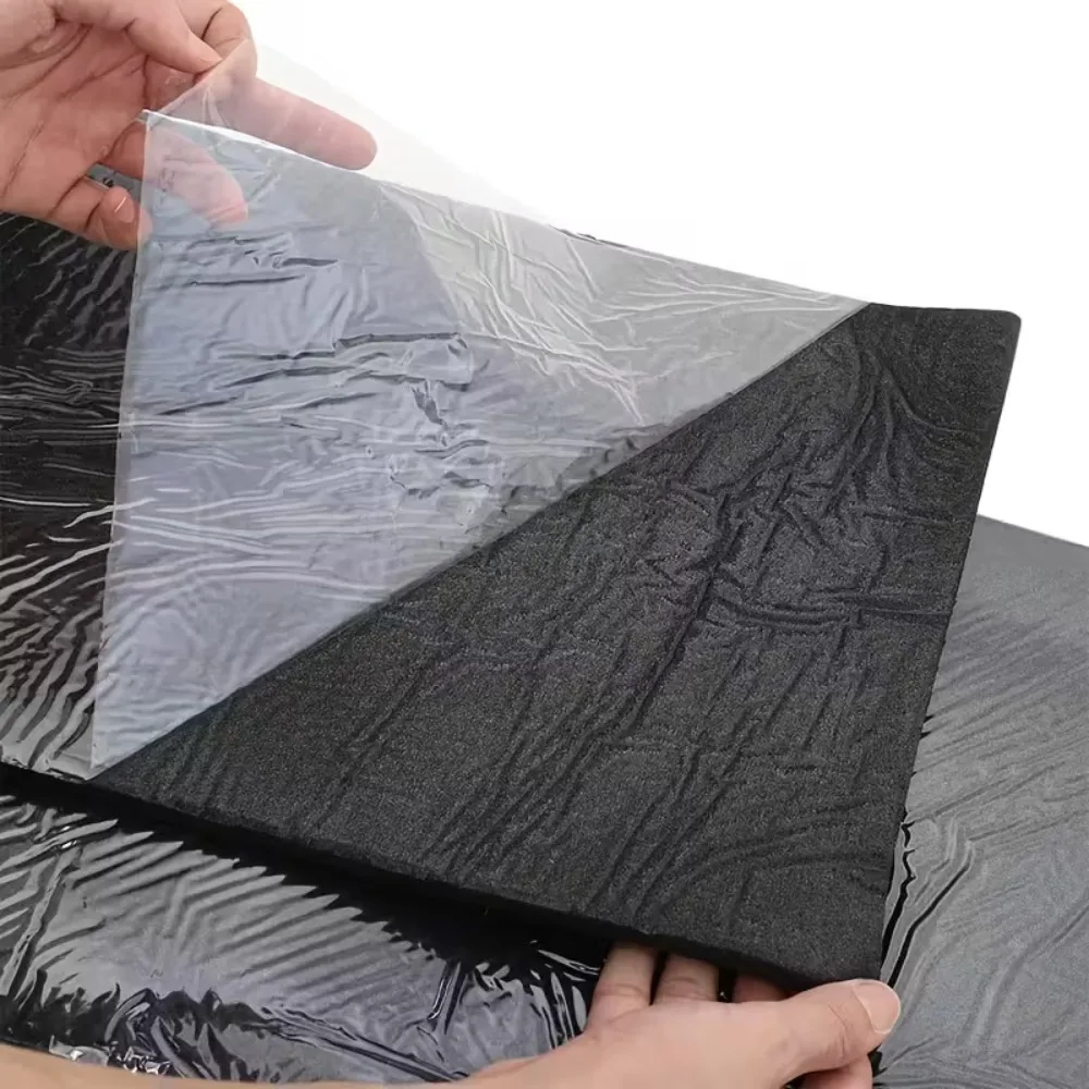 50PCS Value Pack Car Soundproof Insulation Mat for Vehicles Heat Shield Self Adhesive Noise Deadening Pad for Door Roof Engine view 5