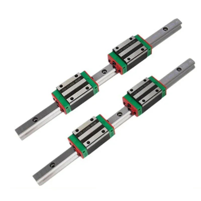 2pc HGH25 Linear Rail Guide HGR25 300/350/400/450/500mm HGH25CA/HGW25CC  Bearing Blocks for Cnc Z Axis Parts