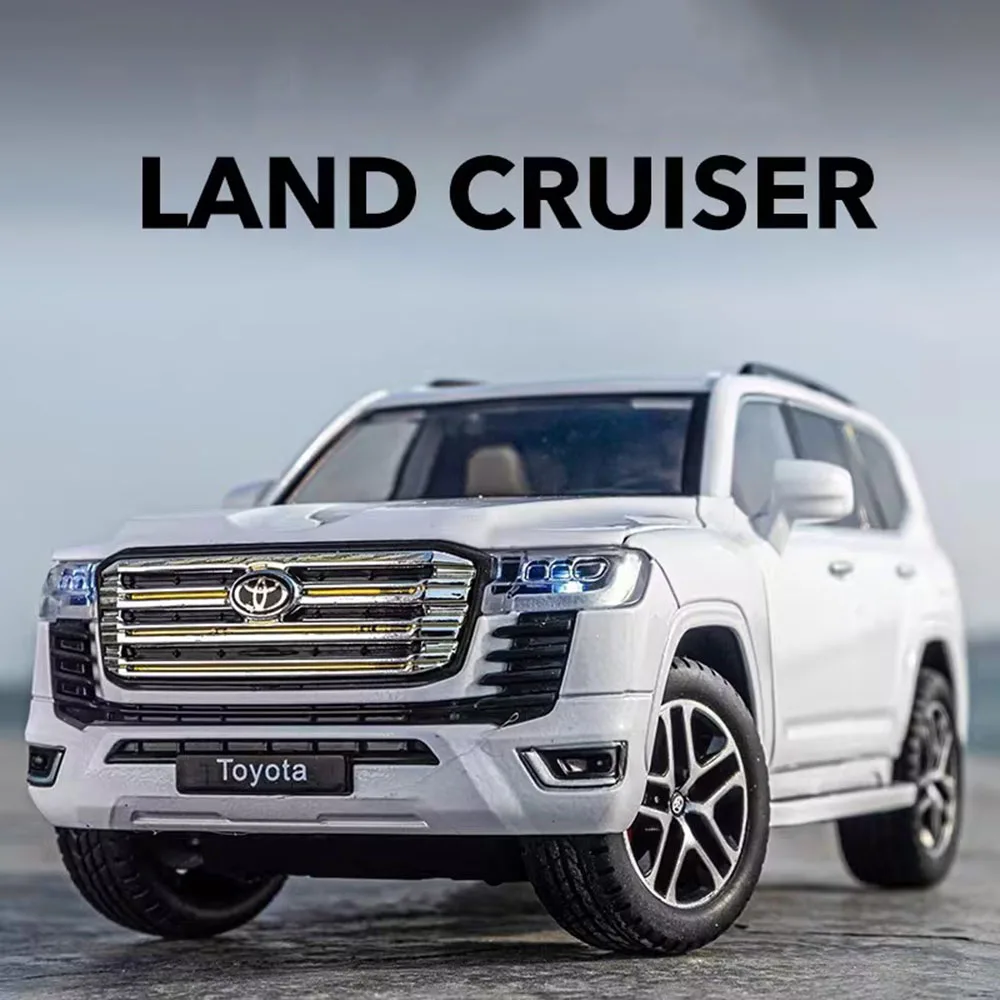 1:24 Land Cruiser Prado LC250 Modelle Legierung Autos Spielzeug 6 Türen geöffnet Miniatur Auto Rad zurückziehen Fahrzeuge Jungen perfekte Geschenke