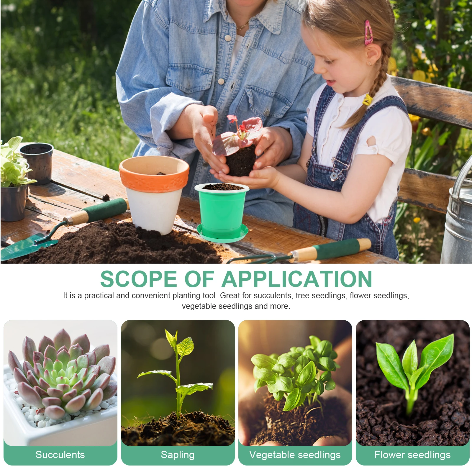 

Sprouter Bean Sprouts Container Vegetable Bud Growing Box Cylindrical For Green Home Gardening Ventilated Reusable Durable Light