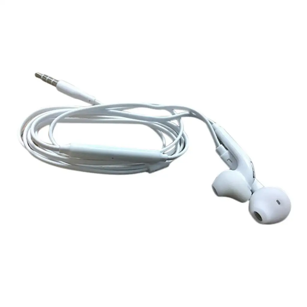 Earphone In-ear 2-4 Pak, Headset kontrol kawat Universal untuk Galaxy