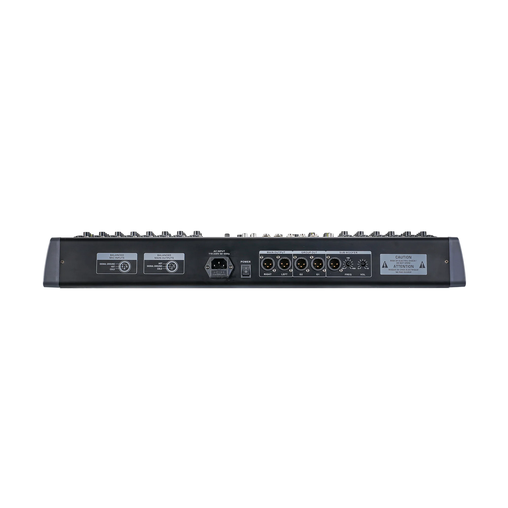 18-Channel Professional USB Audio Mixer Console with 99 DSP Effects 48V Phantom Power BT for Live Stage Recording PA System