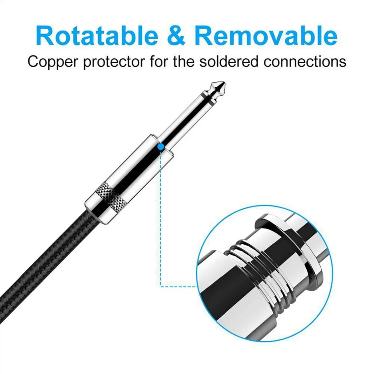 

Аудиокабель для микрофона ABYM прямой-прямой, кабель для стереомикрофона 6,35 мм, удлинительный кабель для микшера, 2 метра