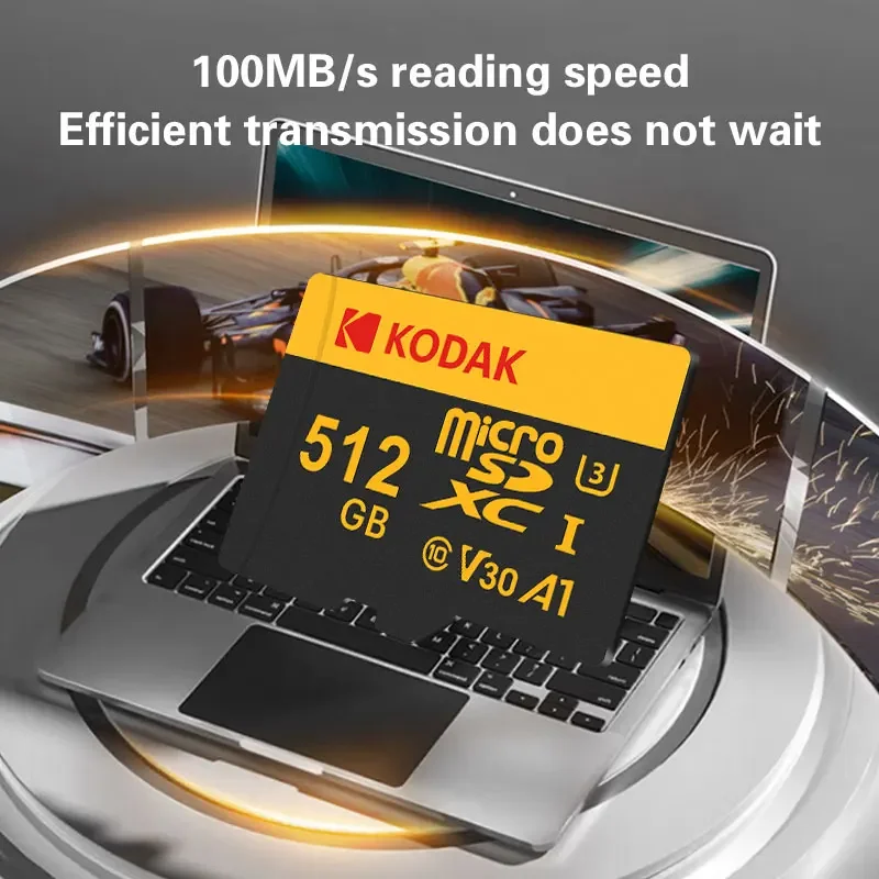 Оригинальная карта памяти Kodak Micro Sd, 64 ГБ, 128 ГБ, SD-карта Micro SDXC Class10, высокая емкость, 512 ГБ, 256 ГБ, 32 ГБ, карта памяти Flash SD