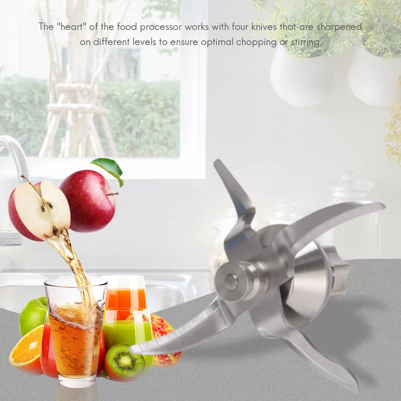 Coltello compatibile per Vorwerk Thermomix TM5 TM 5 Coltello miscelatore con guarnizione, accessori Thermomix con spazzole