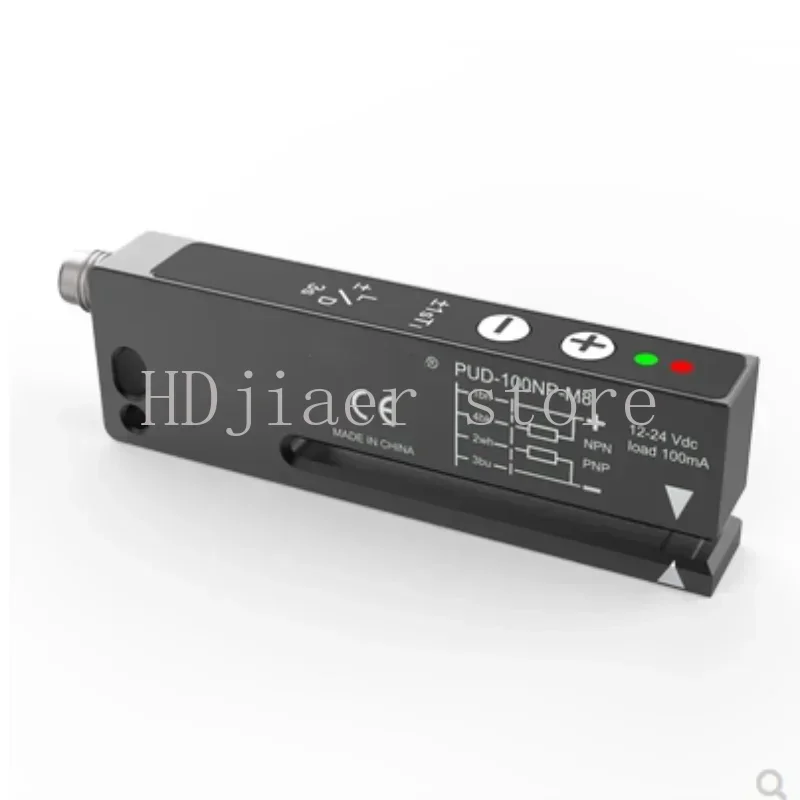 

NEW PUD PUD-100N PUD-100NP-M8 NPN PNP Self-adhesive Label Detection Sensor Peel Off Photoelectric Switch PUD-100P PNP Labeling