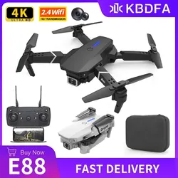 2024 New E88 Pro WIFI FPV Drone Wide Angle HD 4K 1080P Camera Height Hold RC Foldable Quadcopter Dron Helicopter Toys Gift