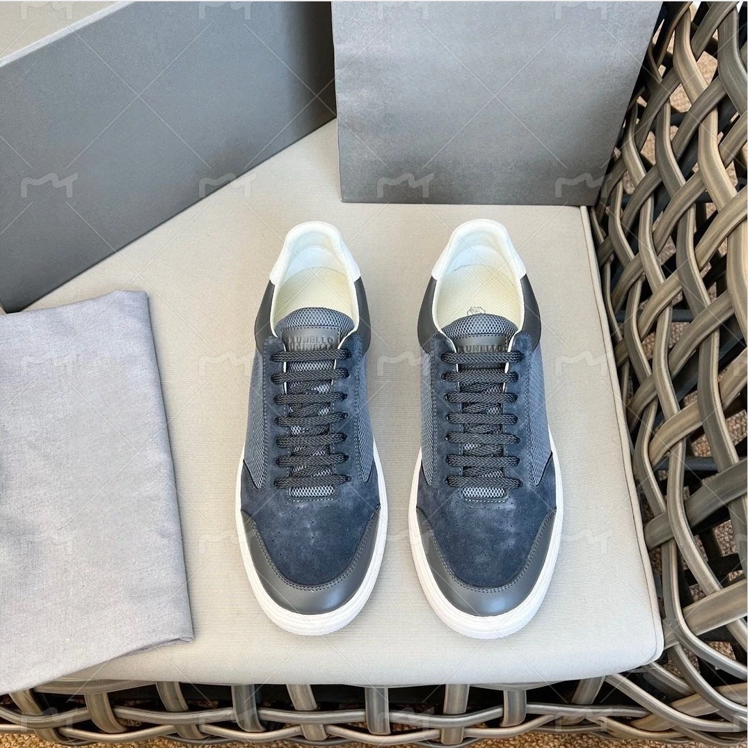 

New Men's Athleisure Shoes With Suede Breathable Mesh Lightweight, Comfortable And Sophisticated Business Board Shoes