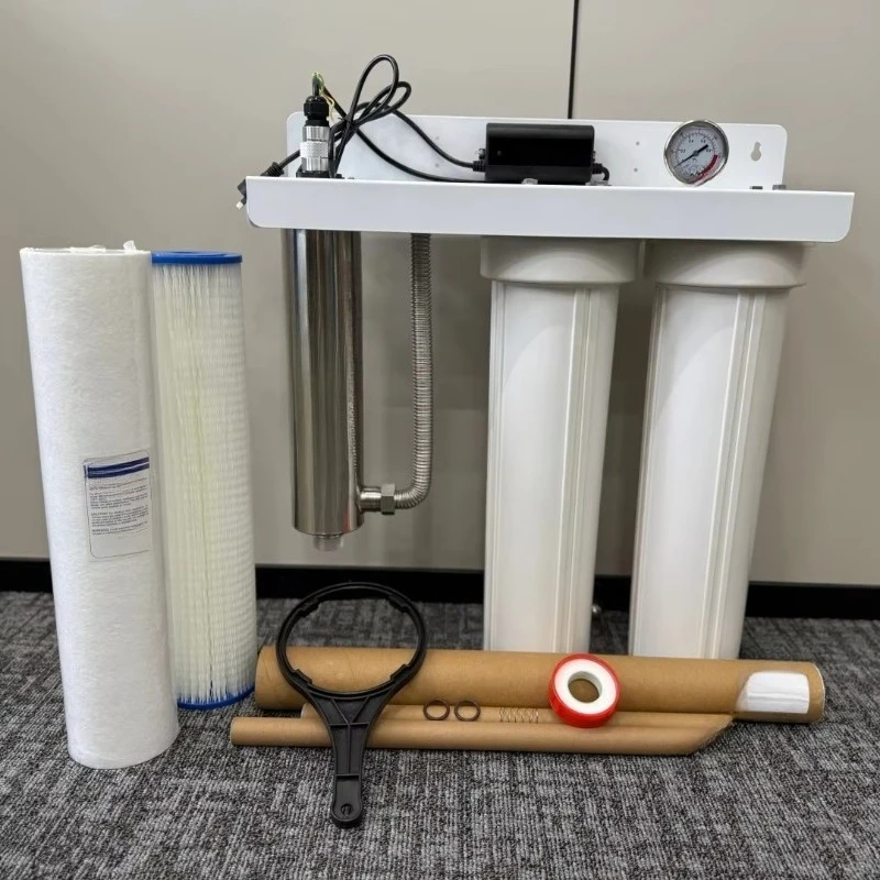 High-quality  Ultraviolet 10/20-inch Filter Bottle Wall Mounted PP Pleated Filter Element+uv Water Treatment Equipment