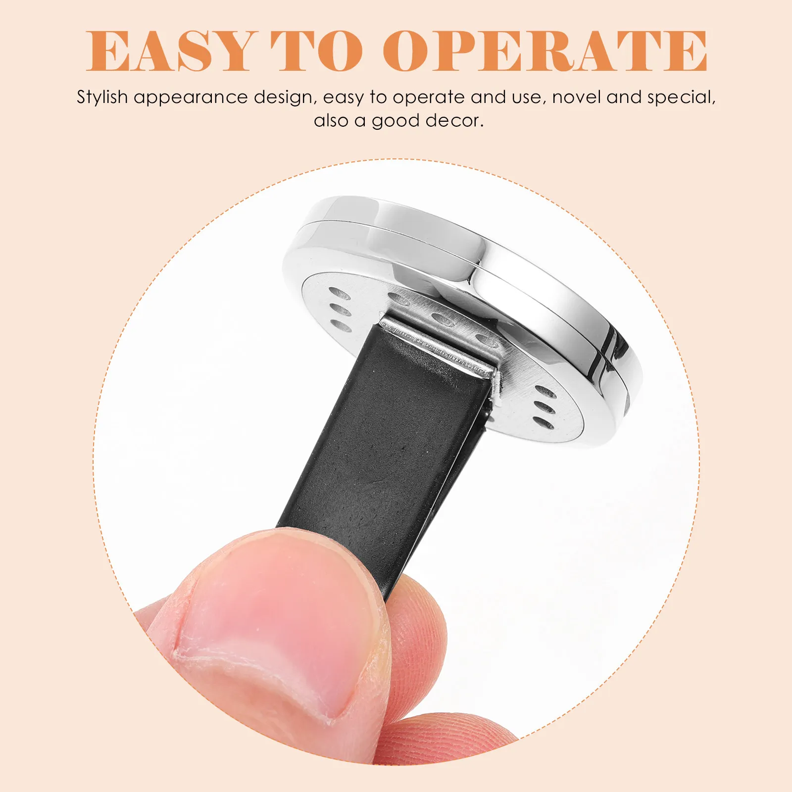 

Car Essential Oil Diffuser Hollow Design Clip-on Aroma Diffuser for Vehicle Home Office Coffee Shop Decor Gift Stainless Steel