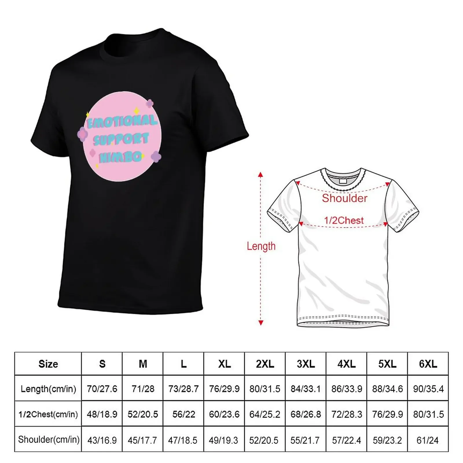 Emotional support himbo T-Shirt vintage anime clothes new edition summer top tshirts for men