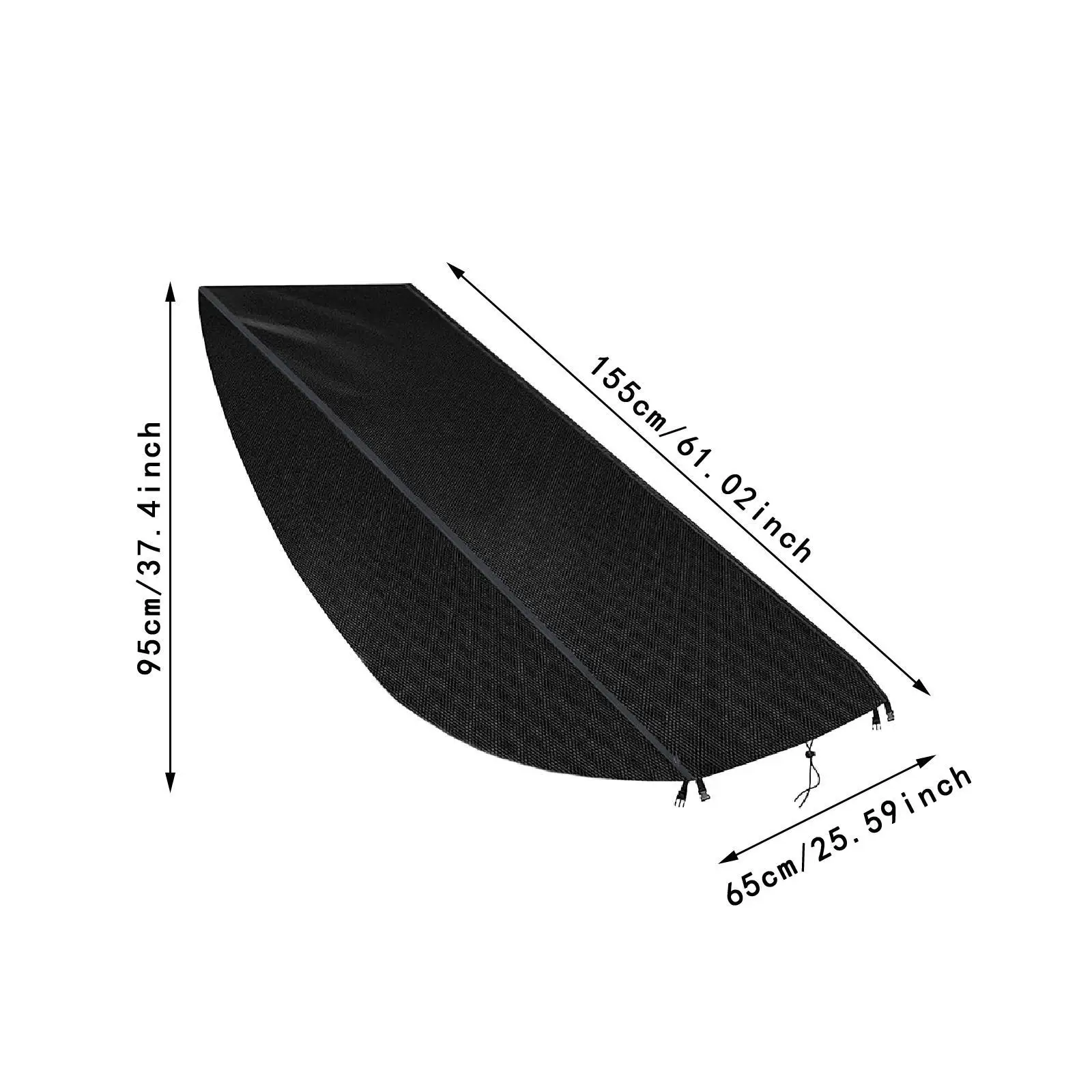 Patio Chaise Chair Cover Lightweight Practical Easy to Use Windproof Lounge Chair Cover for Backyard Lawn Pool Garden Beach