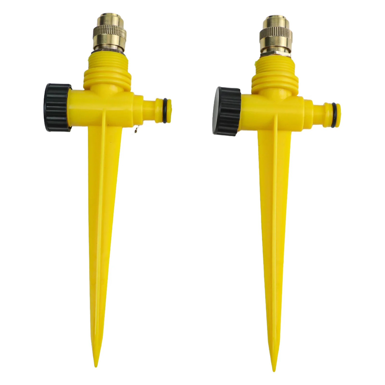 Adjustable Nozzle 360 Degree Sprinkler For Irrigation Systems 2 Pieces Set Easy Installation Design For Large Areas