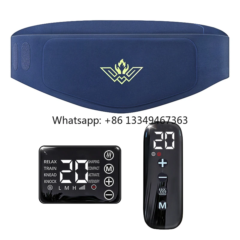 

Electric Fat Burning Slimming Massager Abdominal Belly Vibro Shape Vibrating Fitness Waist Trimmer Belt Waist Trainer >1 Hour