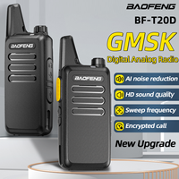 New Baofeng BF-T20 D GMSK Walkie Talkie Portable Type-C Charging UHF For BF-888S F22 Two Way Radio for Station Hotel Hunting