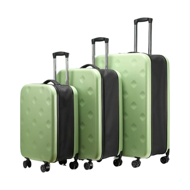 Foldable Luggage with Multi-Directional Silent Wheels – 20 Inch Airline Approved Cabin Bag + 24 Inch Checked Suitcase Portable