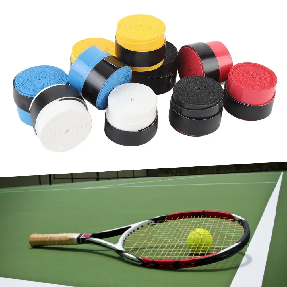 10pcs 110cm Length Racket Grip Tape Super Absorbent High Performance Overgrip Tape PU Material Sports Grip Tape For Sports