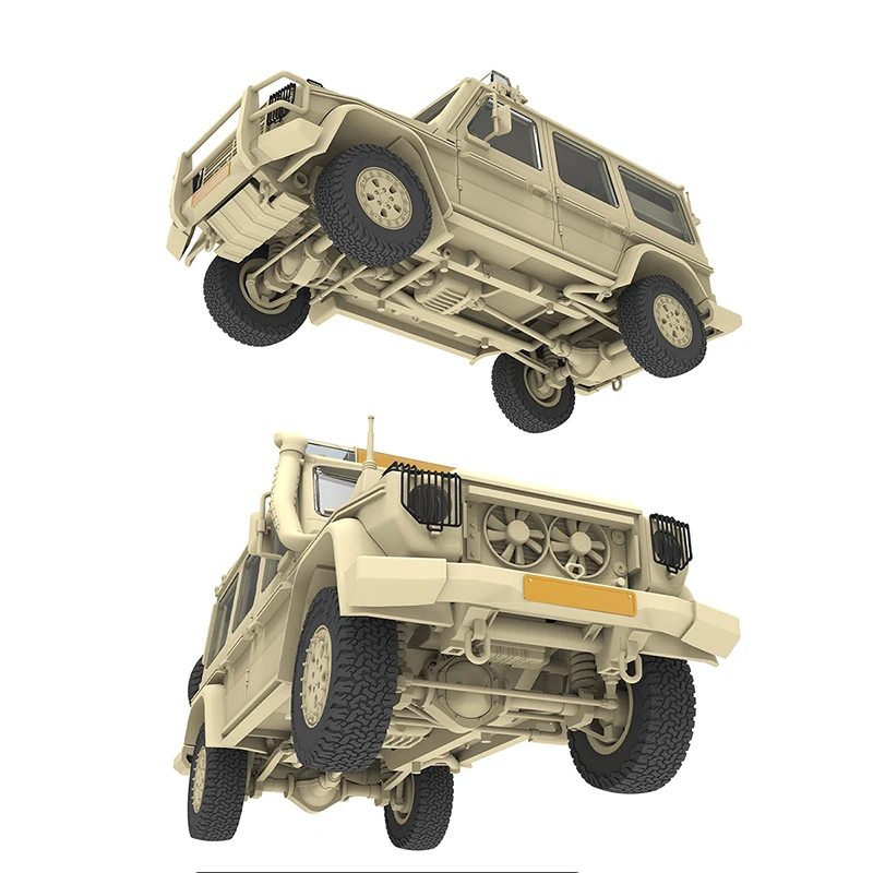 Kit modello di auto da assemblare Neverland Hooy N55001 Veicolo blindato con ruote leggere 1/35, lupo SSA