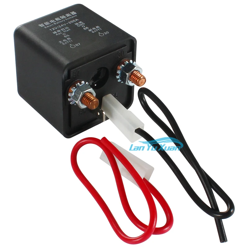 12v 200Amp Dual Battery Smart Isolator  -Voltage Sensitive Relay Specially Designed for ATV,UTV,Boats,RV's,Campers