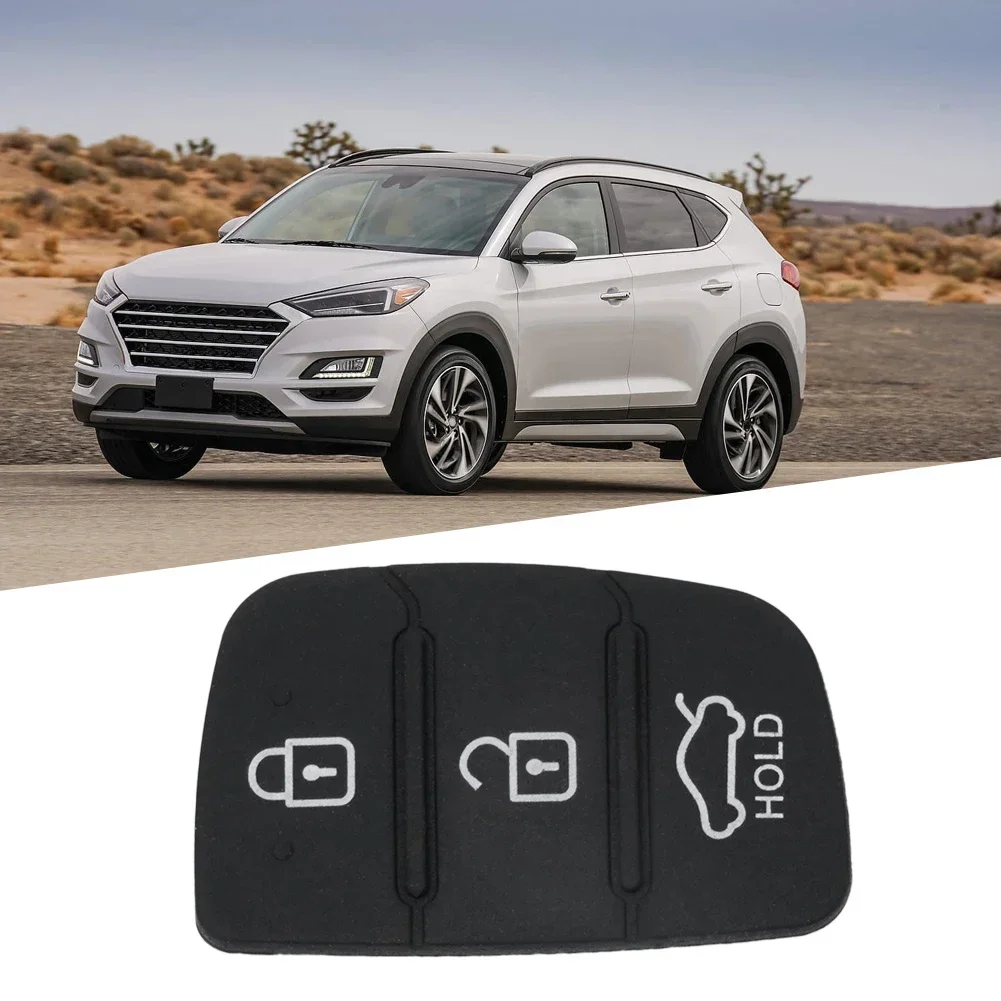 Funda de goma para mando a distancia, carcasa de 3 botones para Hyundai I20 Creta I40 Tucson Elantra IX35 IX45, accesorios de coche