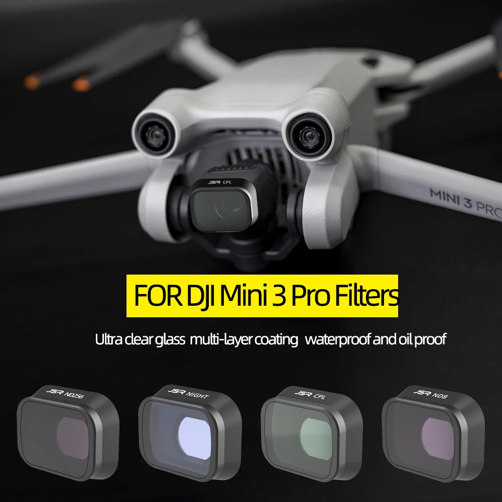 مجموعة مرشح الطائرة بدون طيار ل DJI Mini 3 Pro كثافة محايدة كاميرا قطبية اكسسوارات UV CPL ND NDPL64/8/16/32 Star Mini 3 Pro Filter