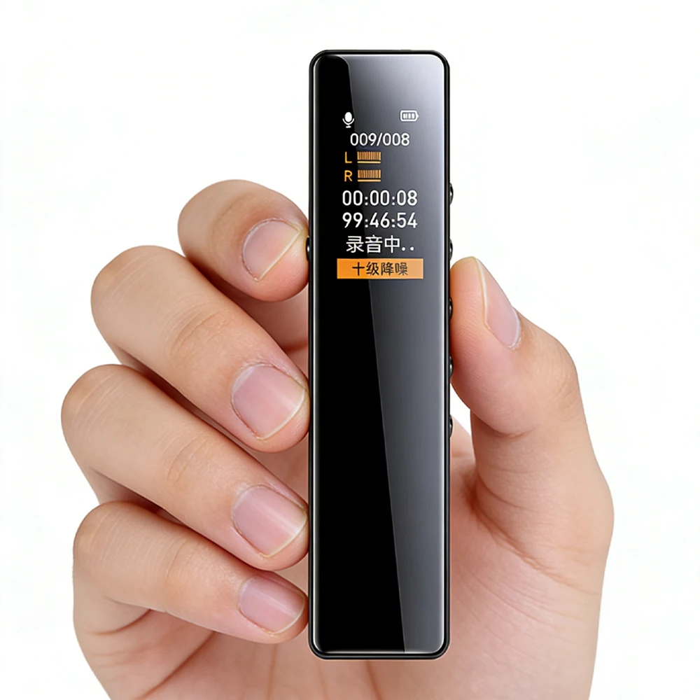 

Цифровой диктофон MINI с записью 40 часов, HD-качеством 1536 кбит/с, 360° звукозапись ° Объемный звук, секретарь-помощник руководителя, студент-юрист, юридические доказательства