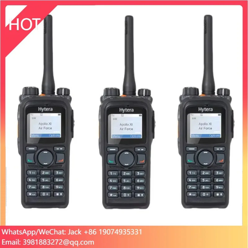 Hytera Digital اتجاهين للراديو DMR لاسلكي تخاطب HP78X Pd780 Pd785 Ip67 يده طويلة المدى 10 كجم مقاوم للماء وIP67 معتمد