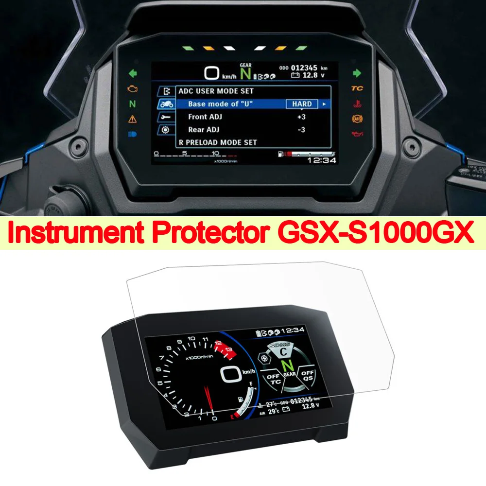 For Suzuki GSX-S1000 GX GSXS1000GX 2024 Motorcycle TPU Instrument Film GSX-S1000GX 2024- Accessories Dashboard Screen Protector